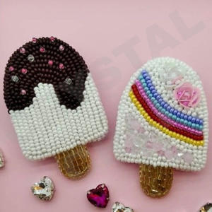 Daily Custom Character Star Charms Cute Ice Cream Designs New Trend Style Seed Beads Religious Christian Fashion Pendants Charms - Product Image 1