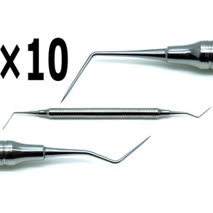 10 instruments dentaires à double extrémité Endo Dg16 Explorer à poignée creuse - Product Image 1