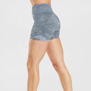 <b>Women's</b> Custom Fitness Compression <b>Shorts</b> <b>High</b> <b>Waist</b> Butt Lift Workout <b>Short</b> Elastic <b>Waist</b> Full Personalized Sublimated Solid - Product Image 2