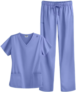 Manga corta de alta calidad para mujer, con cuello en V uniformes médicos, uniformes de moda, uniformes de hospital de enfermería personalizados - Product Image 4