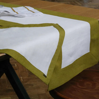 Couverture de table faite à la main chemins de table personnalisés nappe en gros pour le linge de maison et d'événements de fête