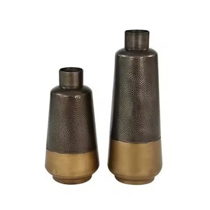 Vintage Copper Metal Urn Artistic <b>Home</b> Ornament <b>Rustic</b> Centerpiece for Hallway Bedroom and Lounge Table <b>Decoration</b> - Product Image 3