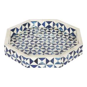 Hermosa bandeja para servir hecha a mano con incrustaciones de hueso/incrustaciones de resina, bandejas para servir con incrustaciones de hueso más vendidas de la India, fabricante SCI - Product Image 4