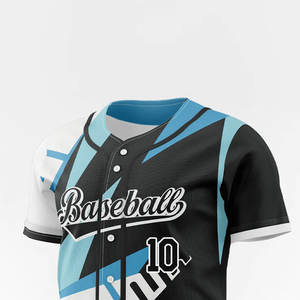 Maillot de baseball léger entièrement personnalisé avec impression de logo, quantité en vrac, bonne vente de maillot de baseball - Product Image 6