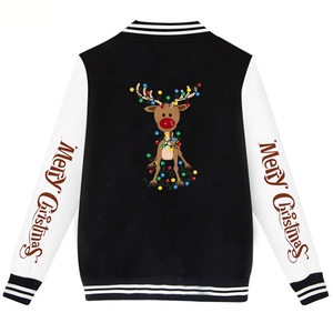 Chaqueta universitaria de calidad de diseño OEM Premium para hombre, cómoda Chaqueta de algodón con estampado de color personalizado, el último estilo de moda - Product Image 3