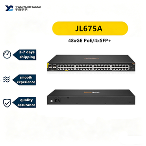 Nouveau commutateur réseau scellé en usine 6100 48G Classe 4 PoE 4SFP+ 370W Commutateur <span class=keywords><strong>JL675A</strong></span> - Product Image 1