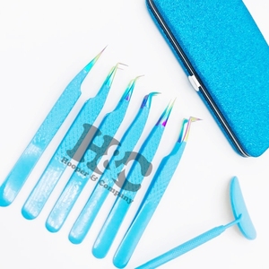 แหนบต่อขนตาคุณภาพสูง แหนบปลายไฟเบอร์ ใช้งานได้ยาวนาน MOQ ต่ำ ขายดี แหนบต่อขนตาแบบมิงค์ ฟรี - Product Image 6