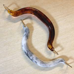 กระเป๋าถืออะคริลิครูปหูจับอุปกรณ์เสริมสำหรับกระเป๋าด้ามจับพลาสติกเรซินฟรี - Product Image 2