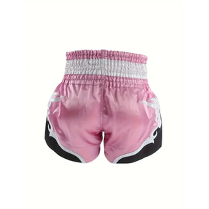 Customised <b>Shorts</b> High Quality Custom Logo Boxing <b>Shorts</b> Embroidery MMA Sports Wear Polyester Nylon <b>Kickboxing</b> Training <b>Shorts</b> - Product Image 3