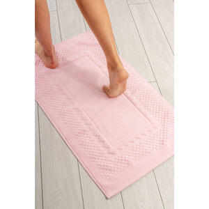 Luxury Modern Woven Turkish Cotton <b>Bath</b> Mat 50x80cm High Absorbent Soft Thick Non-Slip Design Home & Hotel Use - Product Image 2