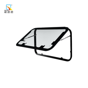 Personnalisé pas cher en verre trempé Stepless RV fenêtre latérale fenêtre Van DOT Emark 3C certifié Logo taille aluminium apparence sans cadre - Product Image 3