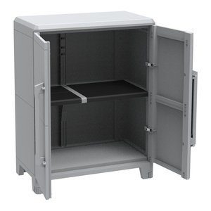 Armario Portátil Modular2 TRANSFORMING de 2 Puertas Abatibles Gris (80cm) KIT de Muebles de Terry - Product Image 2