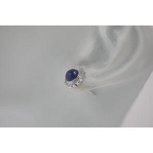 Vintage Gold Plated <b>Drop</b> Earrings-Mini <b>Sun</b> Studs Rhodium Finish Gift for Her - Product Image 3