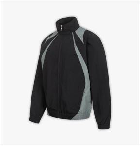 Chándal Deportivo Ligero de Poliéster para Hombre, Estilo Urbano, Color Sólido, Estilo Hip Hop, Personalizable, Dos Piezas, Venta al Por Mayor - Product Image 3