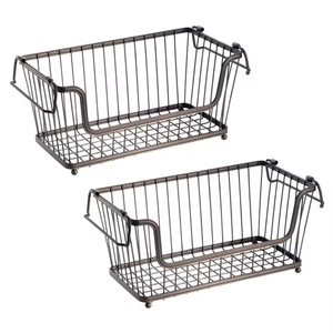 Tabletop Decorative Wire <b>Basket</b> Gold Color Handmade Classic Design <b>Storage</b> <b>Basket</b> Use for Home and Hotel Decor - Product Image 3