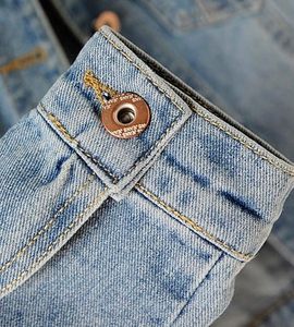 Veste en jean pour femmes pour la saison d'hiver Vestes en jean pour femmes Manteaux en jean déchirés à manches longues - Product Image 6
