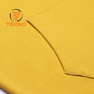 Sudadera de cuello redondo de lana de manga larga con cuello redondo en blanco liso para hombres, sudaderas informales de peso pesado con logotipo personalizado para hombres - Product Image 6