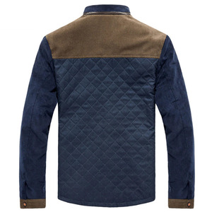 Chaqueta de bombardero con cremallera de tela personalizada para hombre de gran calidad, chaqueta de bombardero de invierno con cintura elástica a prueba de viento y logotipo personalizado - Product Image 2