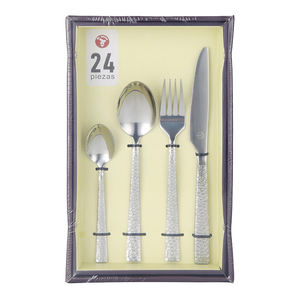 Mr.Spoon Stainless Steel 18/0 Contemporary Dinnerware <b>Set</b> 24-Piece for 6 People Dishwasher Safe <b>Business</b> <b>Gift</b> with <b>Gift</b> Bag - Product Image 6