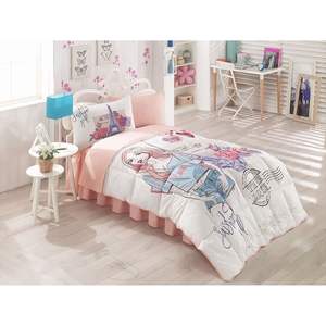 Juego de Ropa de Cama con Estampado Floral de Cristal, Edredón Tejido en 3D para el Hogar, Queen/King, 8 Piezas, Poliéster, PVC, Moderno, Ranforce, Juego Individual - Product Image 1