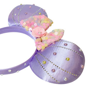 ORDE DE FÁBRICA Orejas de Minnie con Licencia - Diadema de Disfraz Colorida para Niños - Accesorio para el Cabello de Seda para Fiestas de Cumpleaños, Parques Temáticos y Vacaciones - Product Image 1