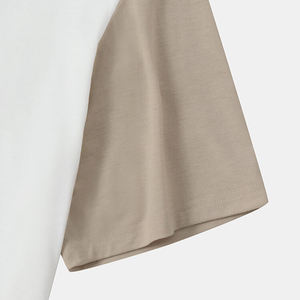 2025 Camiseta de algodón de alta calidad para hombre, tela transpirable de estilo informal de gran tamaño con cuello redondo - Product Image 4