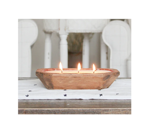 Wholesale <b>Bulk</b> Rustic Wooden dough Bowl for <b>Candle</b> Holder Wooden <b>Candle</b> Holder Perfect for Wedding Decorative Item - Product Image 1