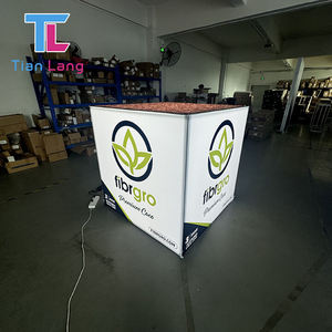 Vlastní Tisknutá Přenosná Podsvícená Výstavní Stánková Zobrazení Panneau d'affichage LED Svítidlo Podsvícený Plakát Výstavní - Product Image 3