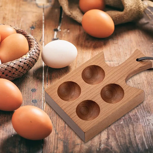 Porte-oeufs en bois à deux niveaux Antique New Style MADE BY MADE BY ADIBA HOME DECOR - Product Image 6