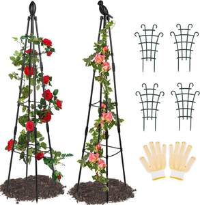 Treillis pour plantes d'intérieur bohème, formes de treillis traditionnelles disponibles en plusieurs tailles et finitions - Product Image 1