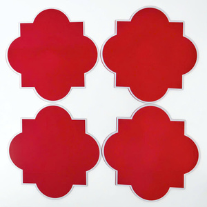 New Design Natural Handmade <b>Red</b> Lacquer <b>Placemat</b> for Home Decoration Made in Vietnam with Best Quality - Product Image 6