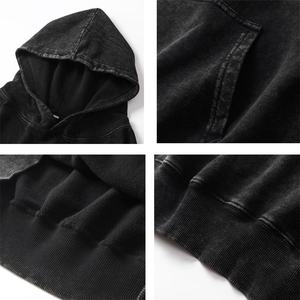 Nouveau sweat-shirt pour homme d'hiver, design personnalisé avec un plateau en corde, 100% coton molletonné, taille plus, style uni transfrontalier - Product Image 4