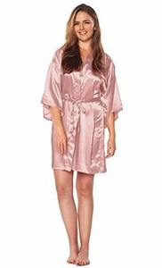 Pijama informal de satén de seda para mujer, ropa de dormir, ropa de dormir tejida de talla grande para mujer - Product Image 3