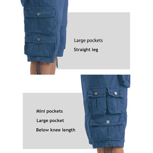 Produit haut de gamme Short cargo Séchage rapide Classique Été Quotidien Décontracté Mode Couleur unie Extérieur Short respirant pour hommes - Product Image 5
