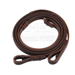 Rênes classiques d'équitation professionnelle de bonne qualité Rênes classiques de cheval Logo personnalisé Meilleure vente à bas prix - Product Image 3