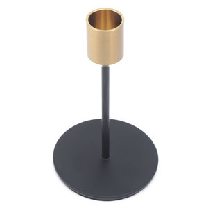 Black and Rose Gold Wedding <b>Candle</b> Holder Made Sustainable Metal with Customizable Shape Offering Elegance and for Your Wedding - Product Image 4