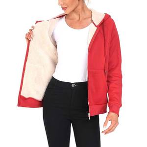 Sweat-shirt pour femme le plus vendu pour un usage décontracté Tissu respirant doux Poches latérales Séchage rapide Sweat-shirt à fermeture éclair pour femme - Product Image 2