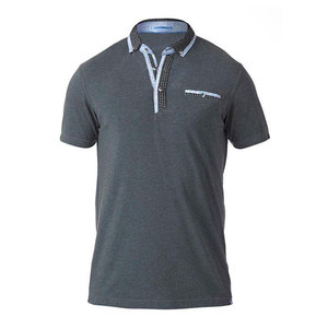 Polo de Punto de Manga Corta para Hombre, Diseño Casual a Rayas con Bloques de Color, Corte Regular - Product Image 5