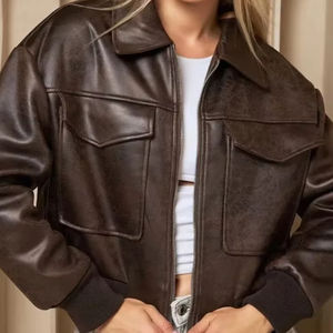 High Quality <b>Jacket</b> Leather <b>Jacket</b> Custom Fashion <b>Men</b> <b>Black</b> Solid Leather <b>Jackets</b> - Product Image 2
