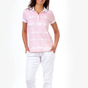 Polo elegante para mujer disponible en tarifa al por mayor, el mejor material, transpirable, antiarrugas, Polo para mujer para ropa informal - Product Image 5