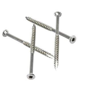Vis à bois en acier inoxydable haute résistance Ngoc Huong Phat, nickelées/zinguées, norme ISO, tête plate, filetage M2-M10, 10-140 mm - Product Image 1