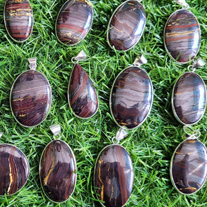 ที่ดีที่สุดเกรดเหล็กเสือ Cabochon เหล็กคุณภาพสูงเสืออัญมณี Cabochon หลวมจี้โลหะสําหรับเครื่องประดับ - Product Image 4