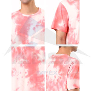 ขายส่งเสื้อยืดมัดย้อมคุณภาพสูงสําหรับผู้ชายเสื้อระบายอากาศผ้าฝ้าย 100 Tie Dye เสื้อยืดสําหรับผู้ชาย - Product Image 5