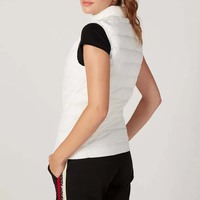 Nouveau Gilet matelassé d'hiver pour femme à manches longues, coupe ajustée, col montant, coupe-vent, respirant, tricoté, écologique