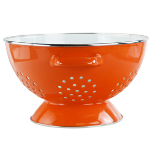 High Quality Ceramic Coated Design <b>Stainless</b> <b>Steel</b> <b>Colander</b> Deep Kitchen Strainer Metal Bowl Drainer - Product Image 5