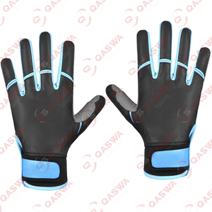 Guantes de bateo de béisbol de cuero personalizados antideslizantes para jugadores de equipo profesional protección de manos guantes de béisbol cómodos - Product Image 2
