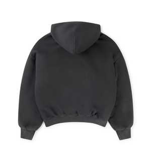 Sudaderas con capucha lisas de gran tamaño personalizadas de invierno para hombre, sudadera con logotipo personalizado de Terry francés, Sudadera con capucha en blanco pesado, Sudadera con capucha de gran tamaño con hombros caídos - Product Image 3