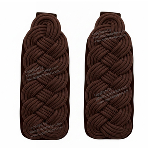 Tablas de charreteras de hombro generales uniformes profesionales personalizables en tableros de hombro ceremoniales de color marrón - Product Image 2