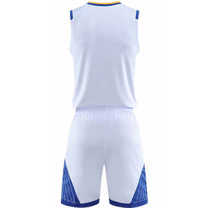 Wholesale Adult Reversible Custom Printed Breathable Sleeveless <b>Basketball</b> Uniform Sets Jersey with Quick Dry Feature - Product Image 4