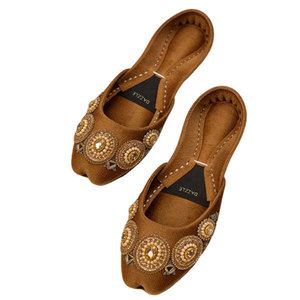 Best Selling Hot Product Women <b>Khussa</b> Fashion Trend Printed Anti-Slippery High Quality Customizable Low MOQ New Design - Product Image 1